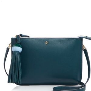 Tory Burch Tassel Oceano Leather Crossbody Bag